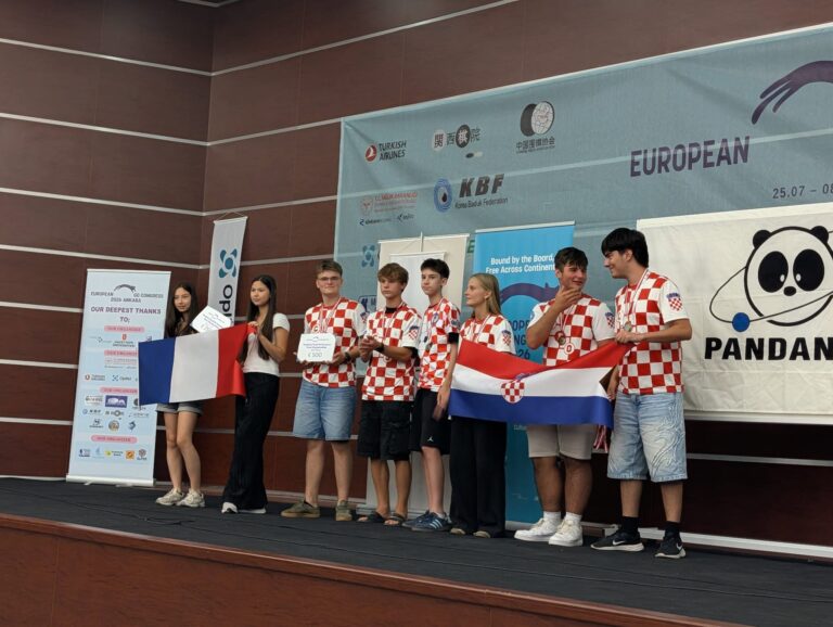 Mlada hrvatska Go reprezentacija osvojila brončanu medalju na Europskom prvenstvu za juniore
